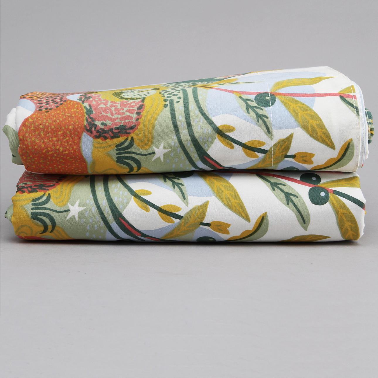 GARDINLÄNGDER, ett par, bomull, mönster Anakreon, Josef Frank för Firma Svenskt Tenn.