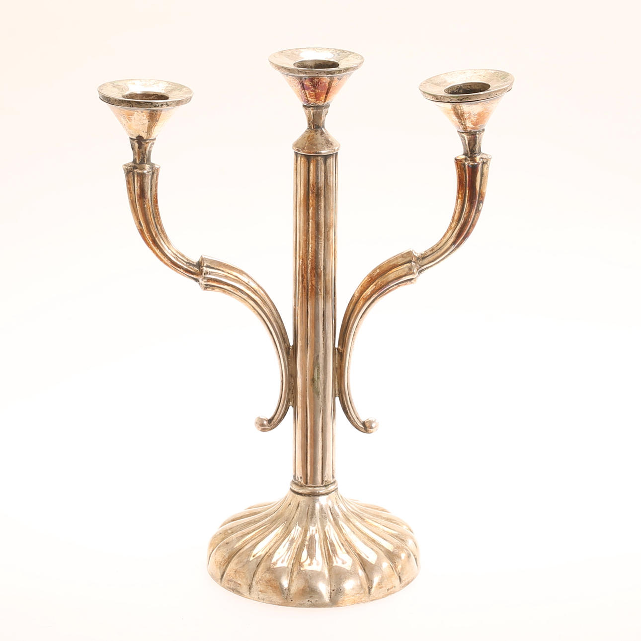KANDELABER, silver, tidigt 1900-tal.