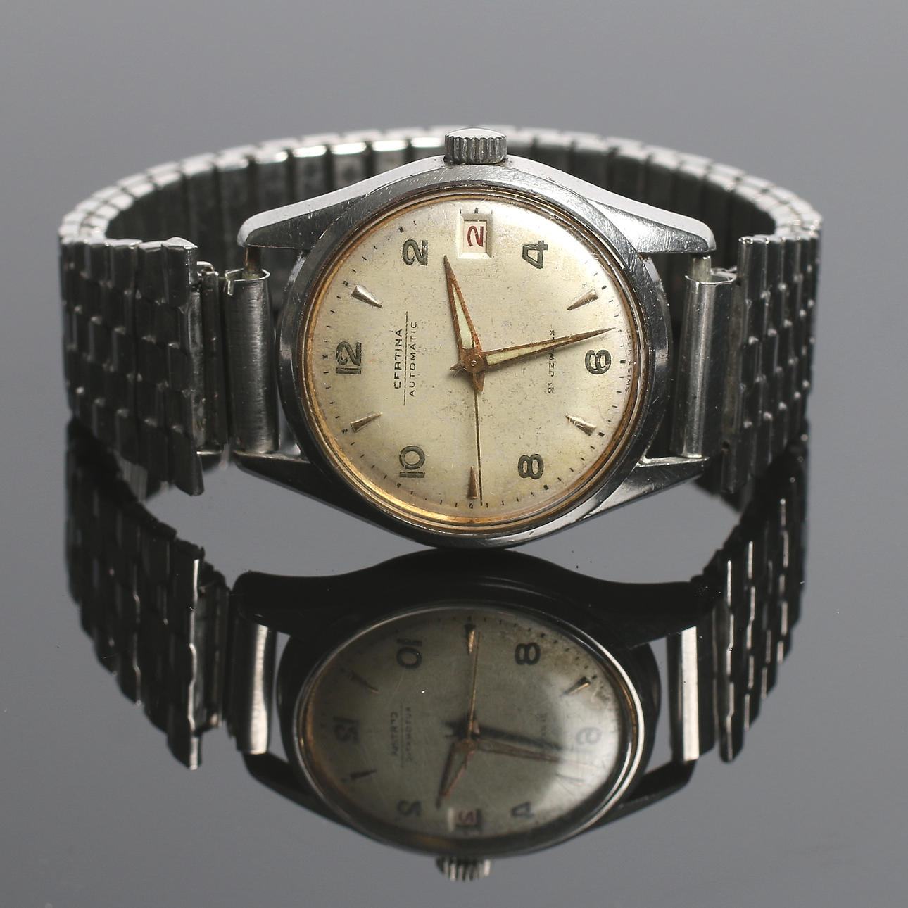 ARMBANDSUR, automatisk, "Certina", 1950-tal.