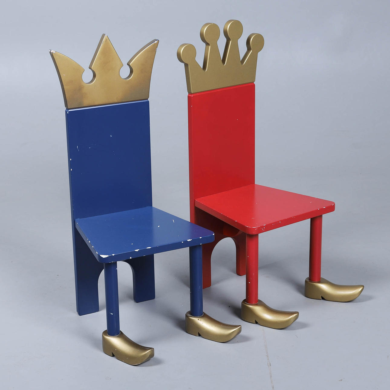 BARNSTOLAR, 2 ST, KUNG, PRINCESS.