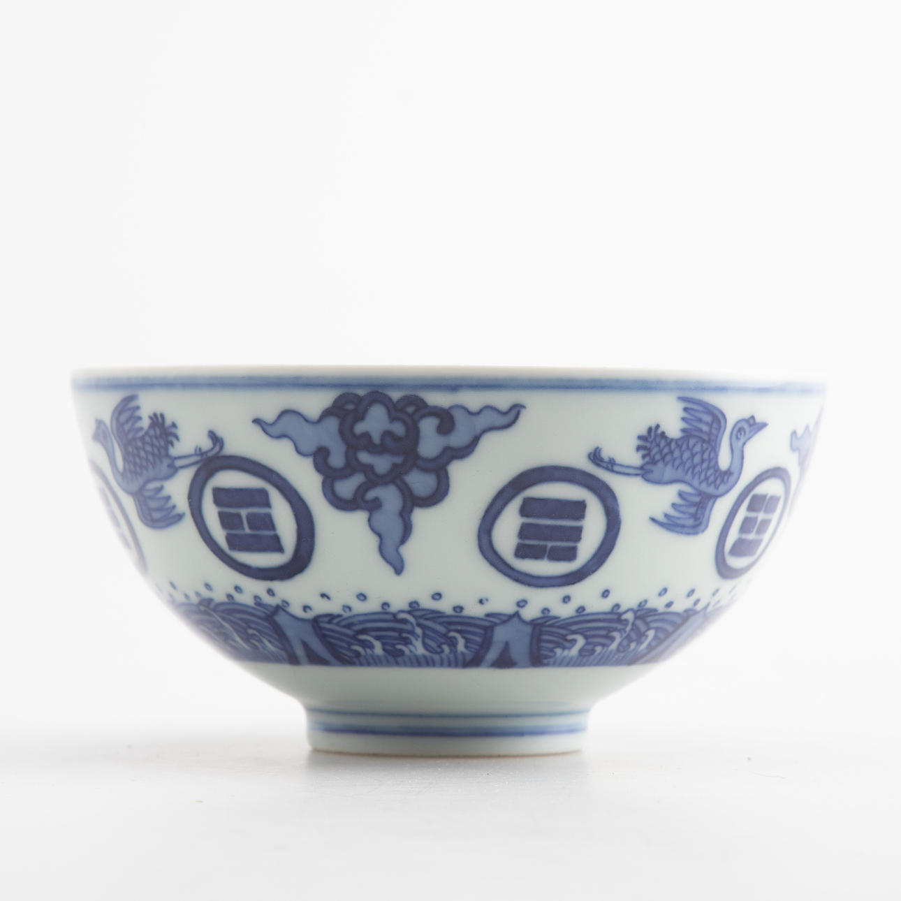 Comino blanco azul, China, marca Qianlong.