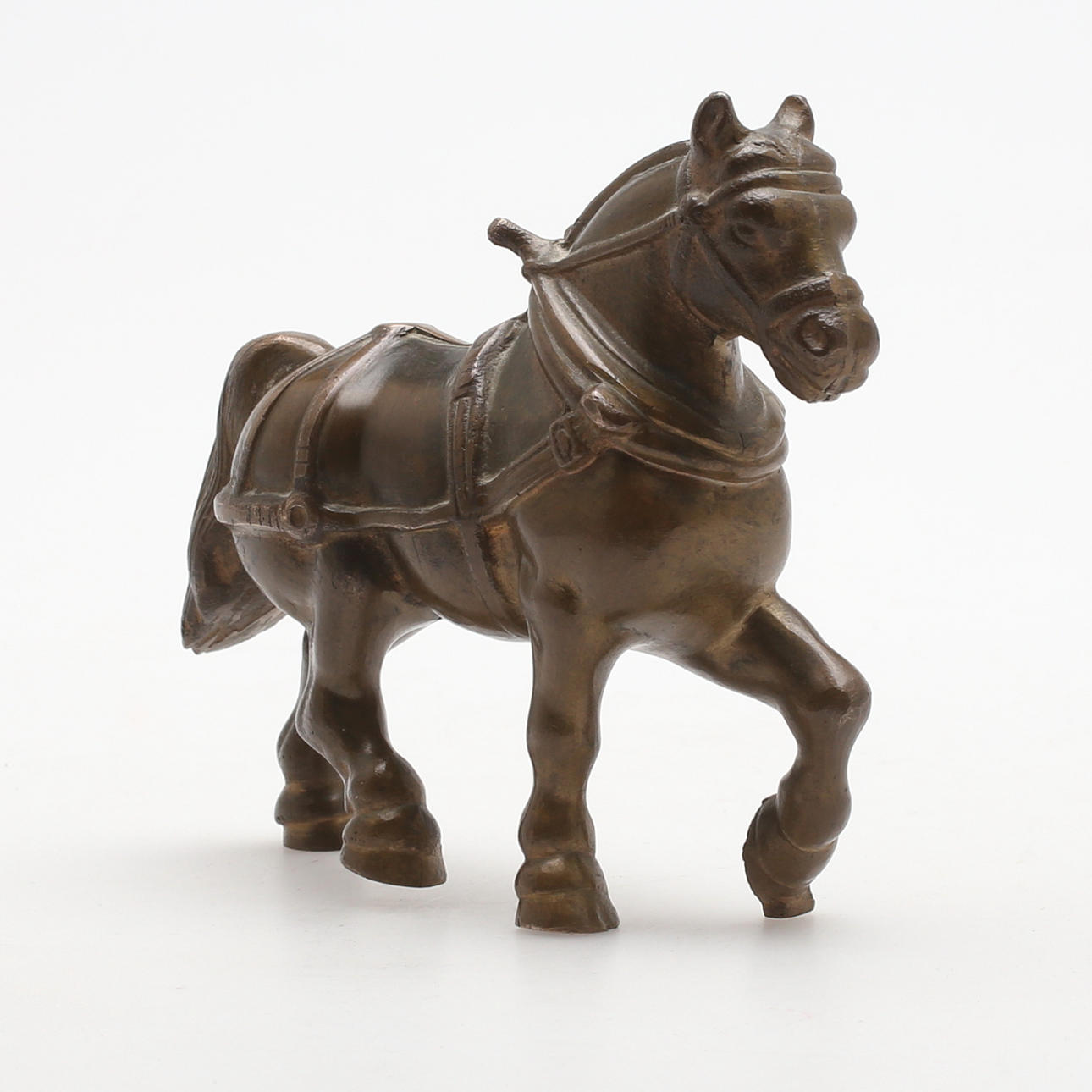 SKULPTUR, häst, brons, osignerad, 19/2000-tal.