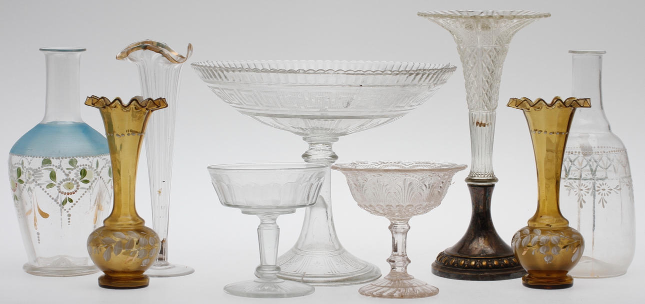 PARTI GLAS, 9 delar, 18/1900-tal.