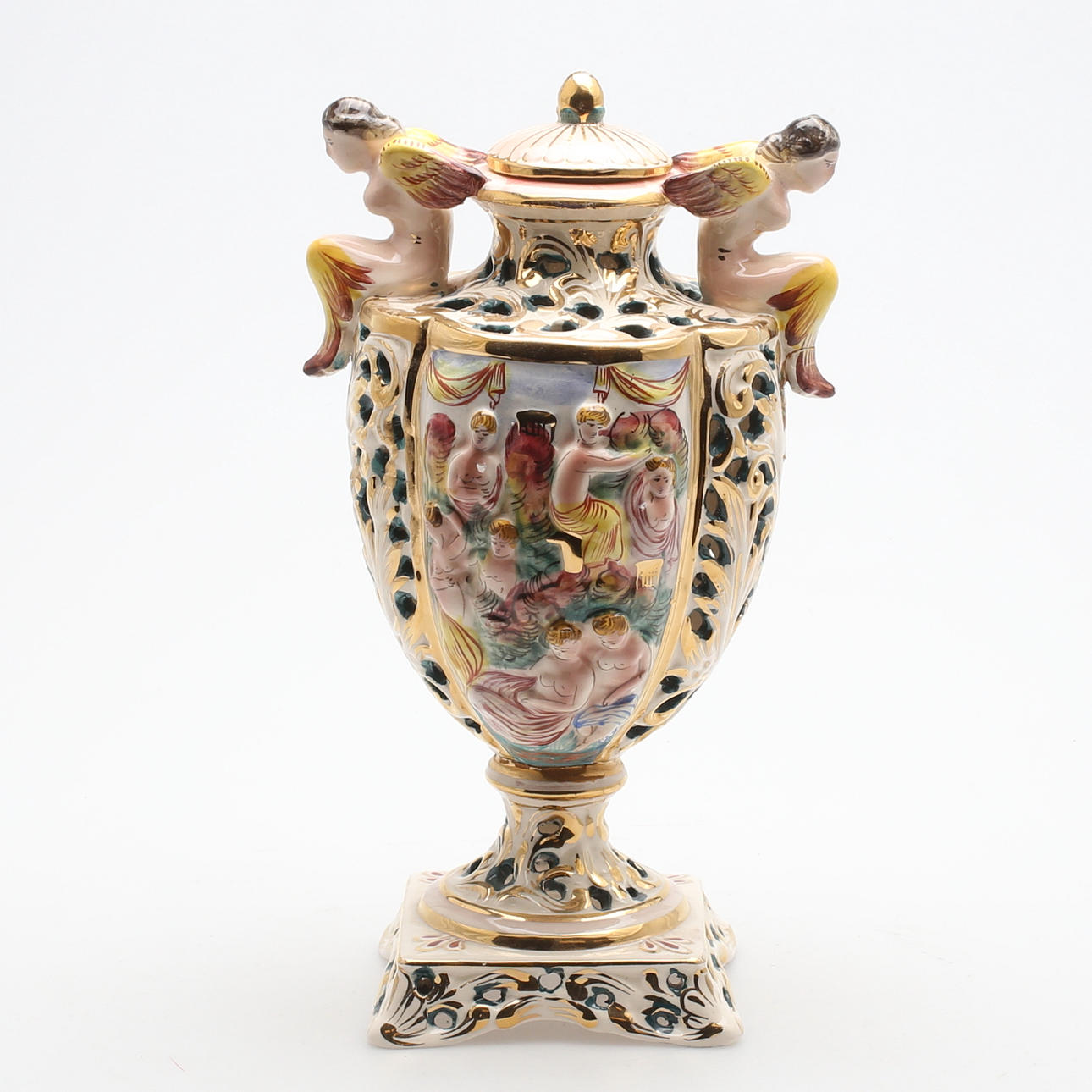 LOCKURNA, Capodimonte, Italien, flintgods, 1900-tal.