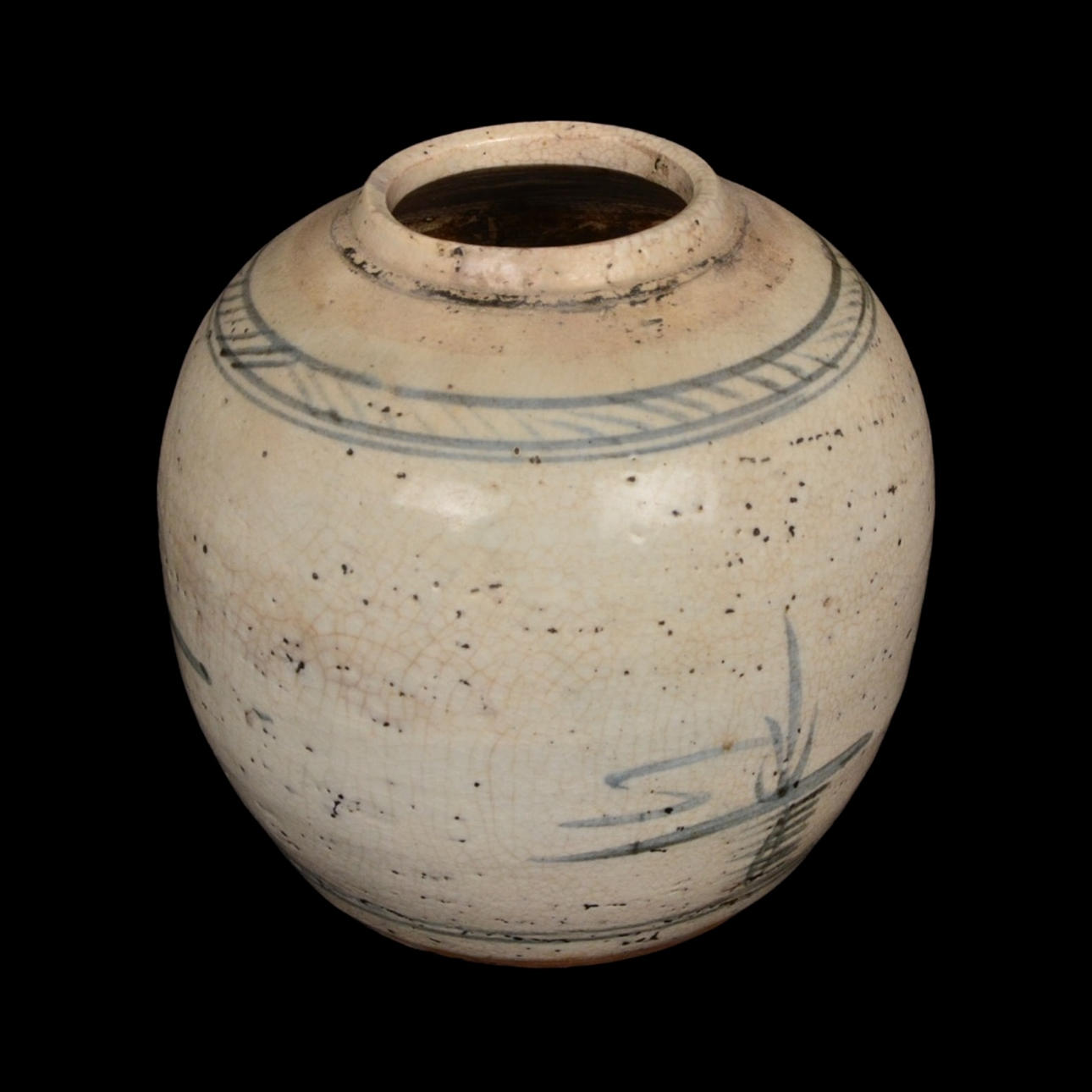 A 19th century Korean stoneware BOJAN.