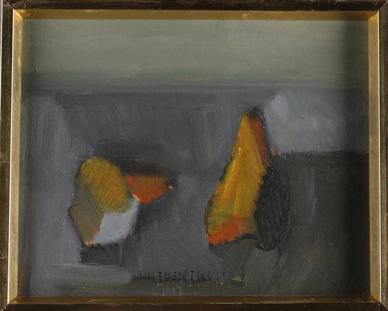 HANS HEDENSTRÖM. Strandmotiv, olja på duk, signerad.