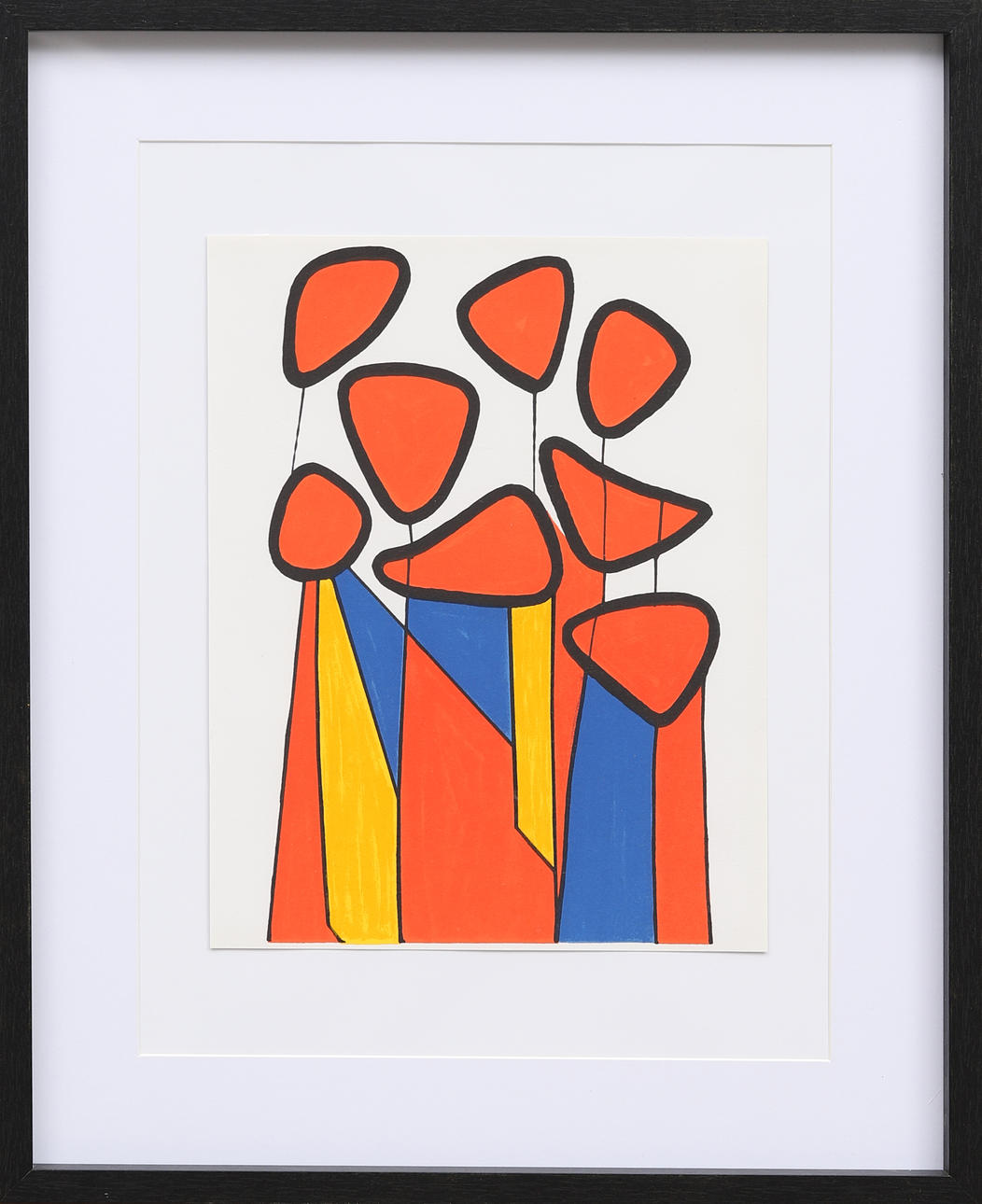 ALEXANDER CALDER. Colour lithograph, from the XXth siècle Numero Special 1972, “Hommage à Calder”.