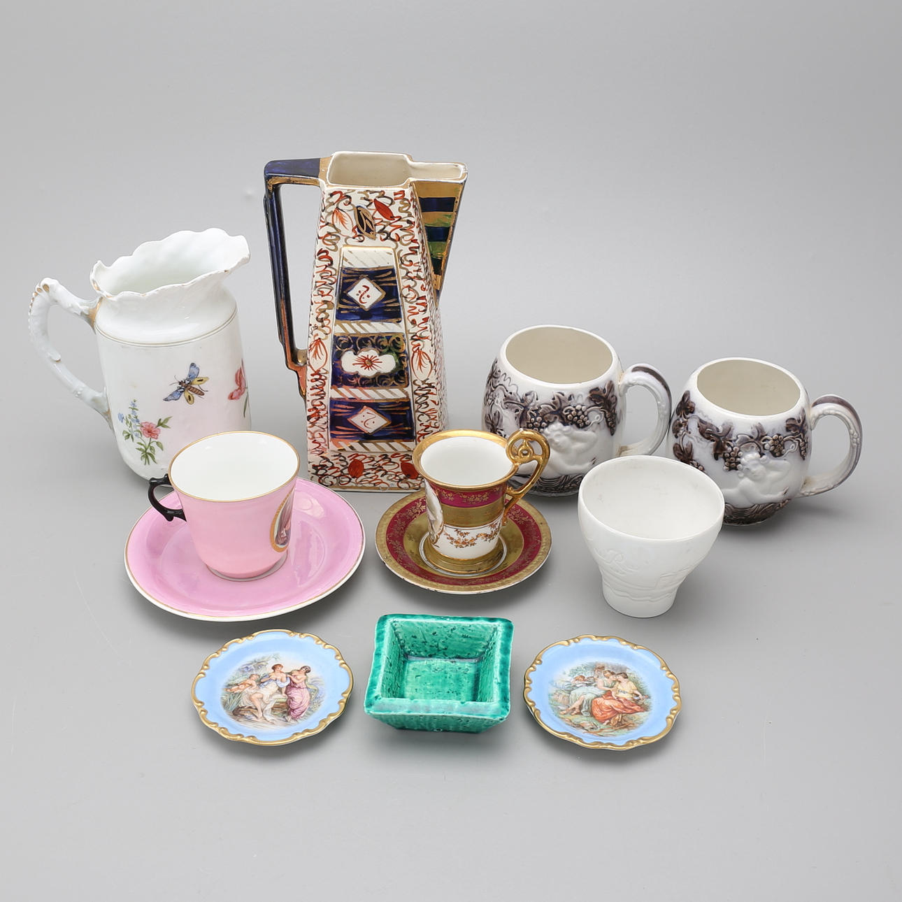 PORSLINSFÖREMÅL,12 st bl.a Mullbär, Rörstrand.