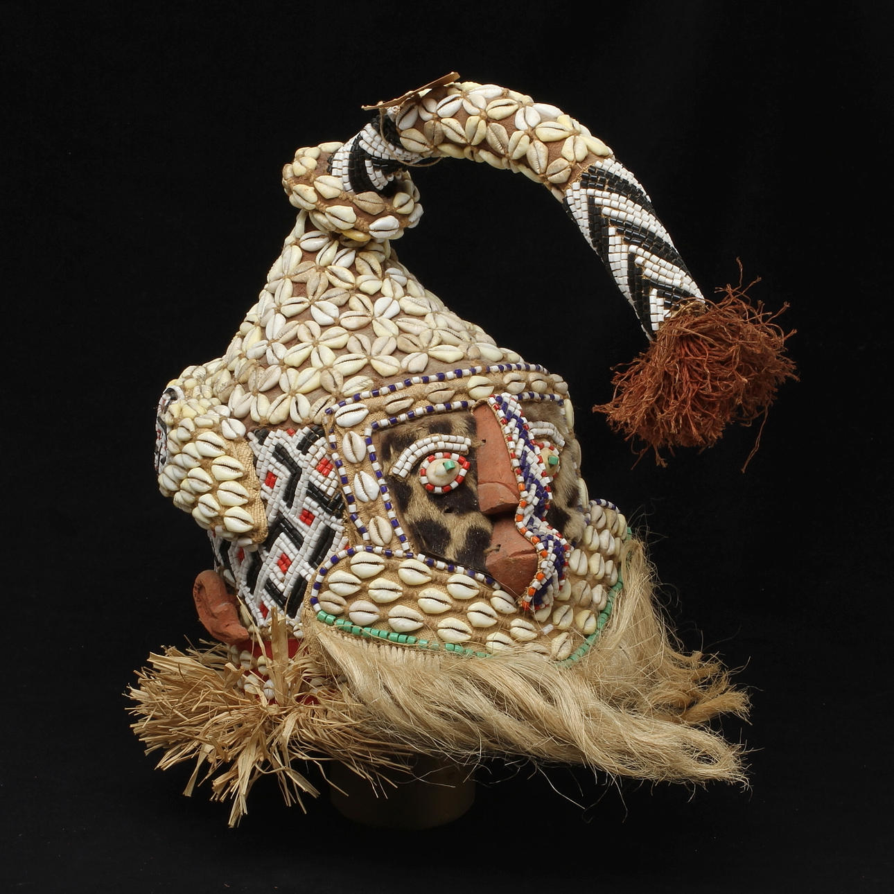 MASK, sk Elefantmask, Kuba, Kongo,1900-tal.