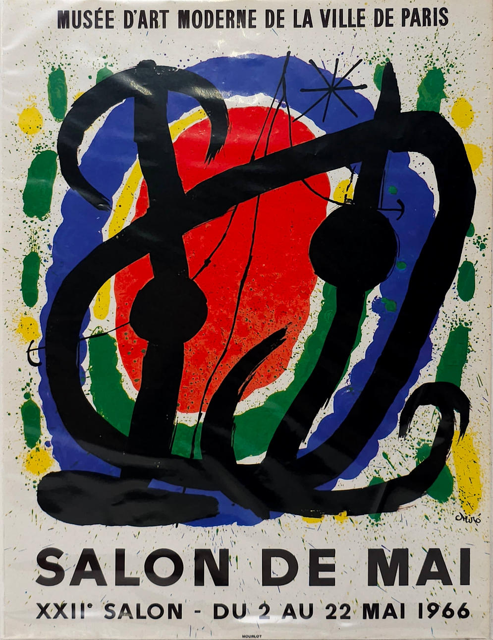 LITHOGRAPHIC POSTER “XXII SALON DE MAI, 1966".