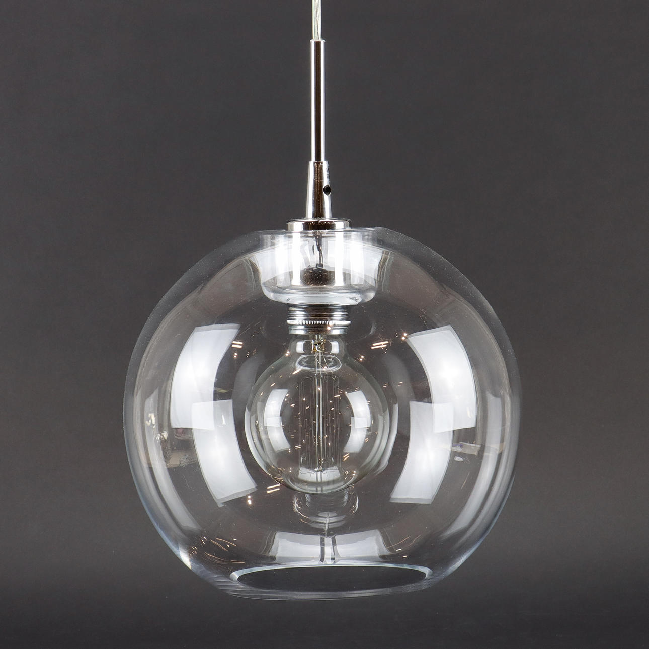 CEILING LAMP Belid, glass cup.