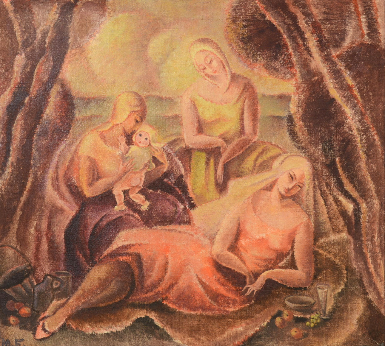 MOLLIE FAUSTMAN. Olja på duk.