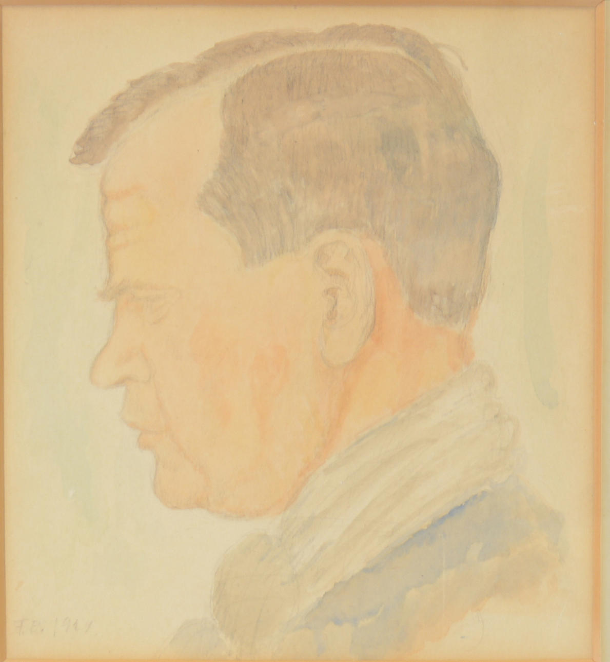 TOR BJURSTRÖM. Akvarell.