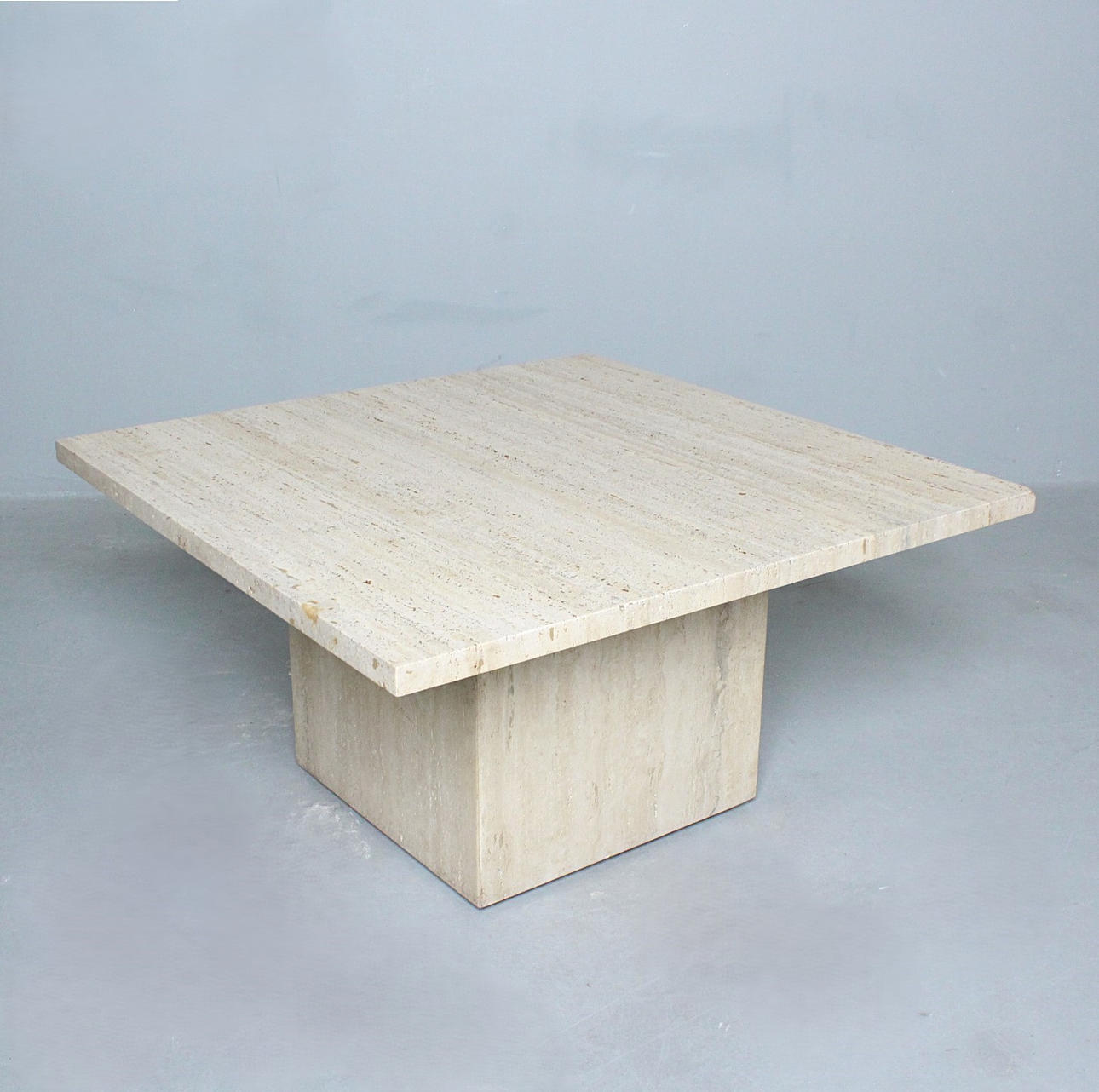 Coffee table/Travertine coffee table.