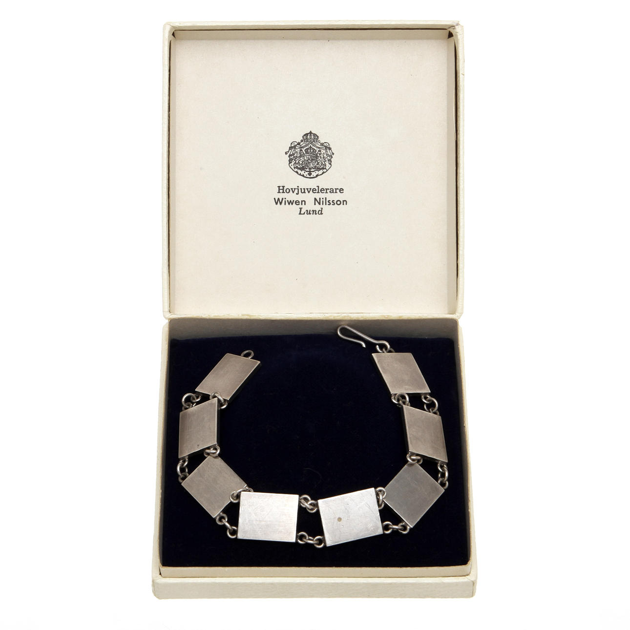 ARMBAND, silver, Wiwen Nilsson. Vikt 24,9 g.