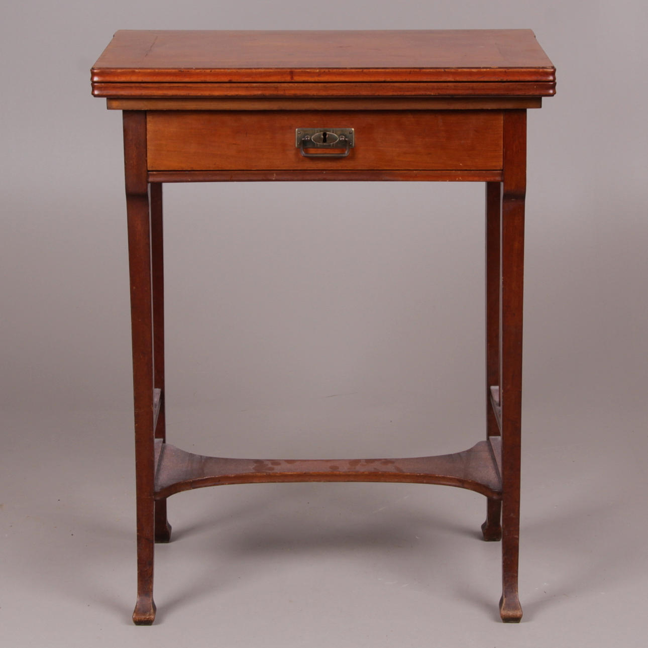 SYBORD, mahogny, med utfällbar bordsskiva, jugend, 1900-talets första hälft.