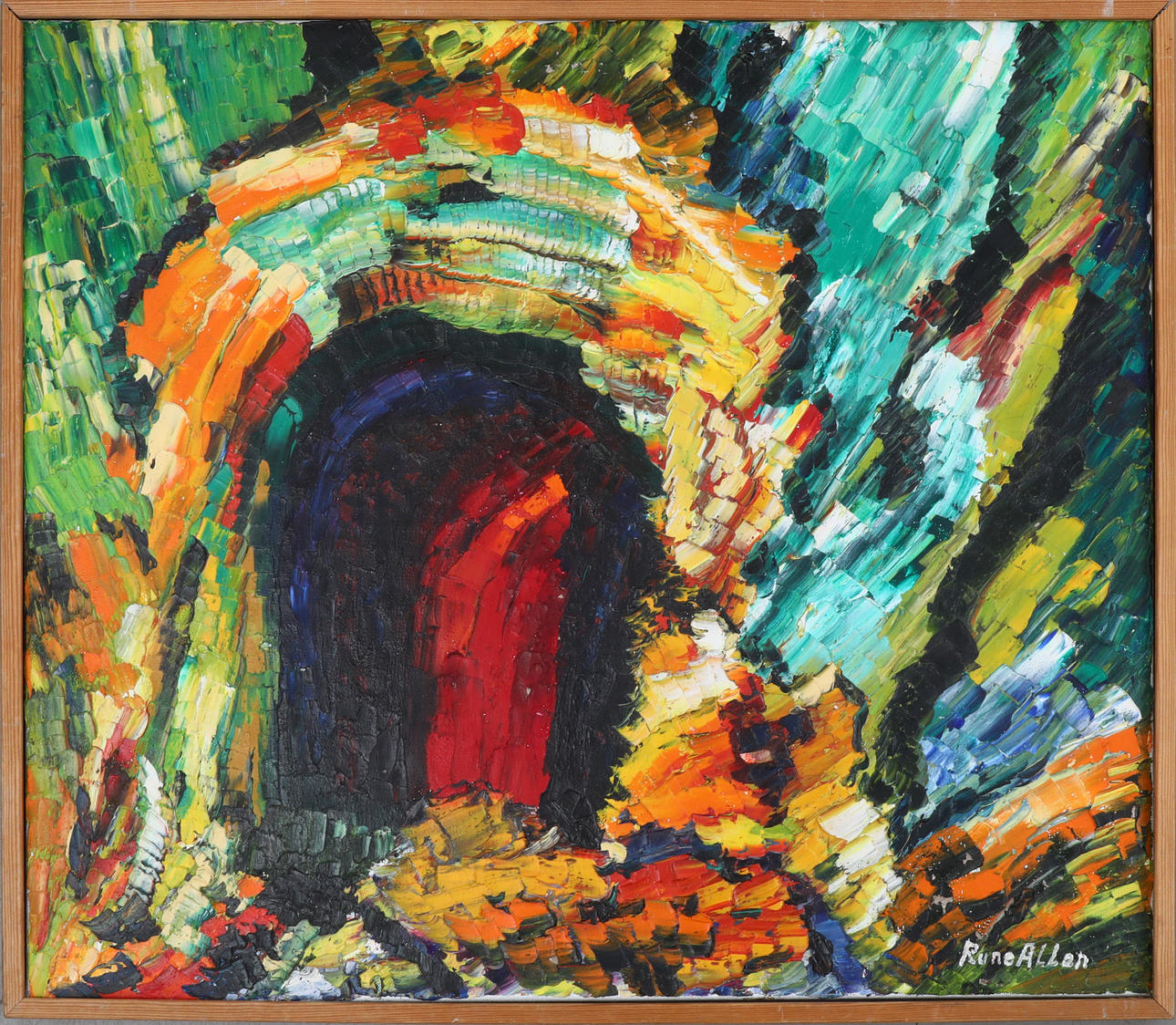 RUNE GUSTAVSSON. olja på duk.