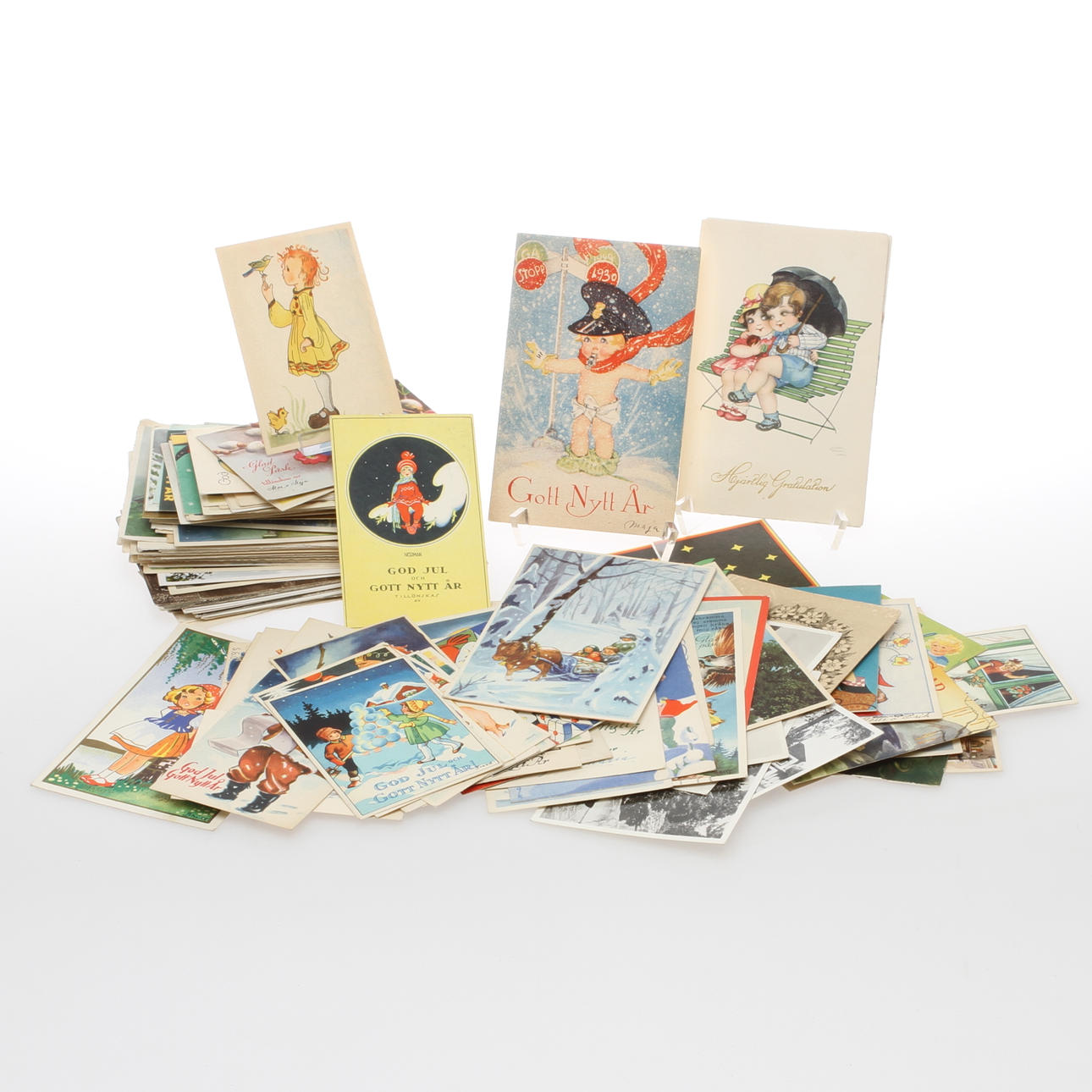 PARTI VYKORT, ca 230 st, bl a Jenny Nyström, Helge Artelius samt Stina Bromé.