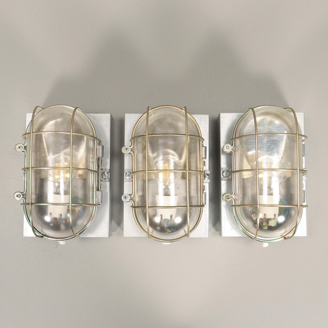 BUNKERLAMPER 3 stk., Maehler & Kaege AG, Danmark.