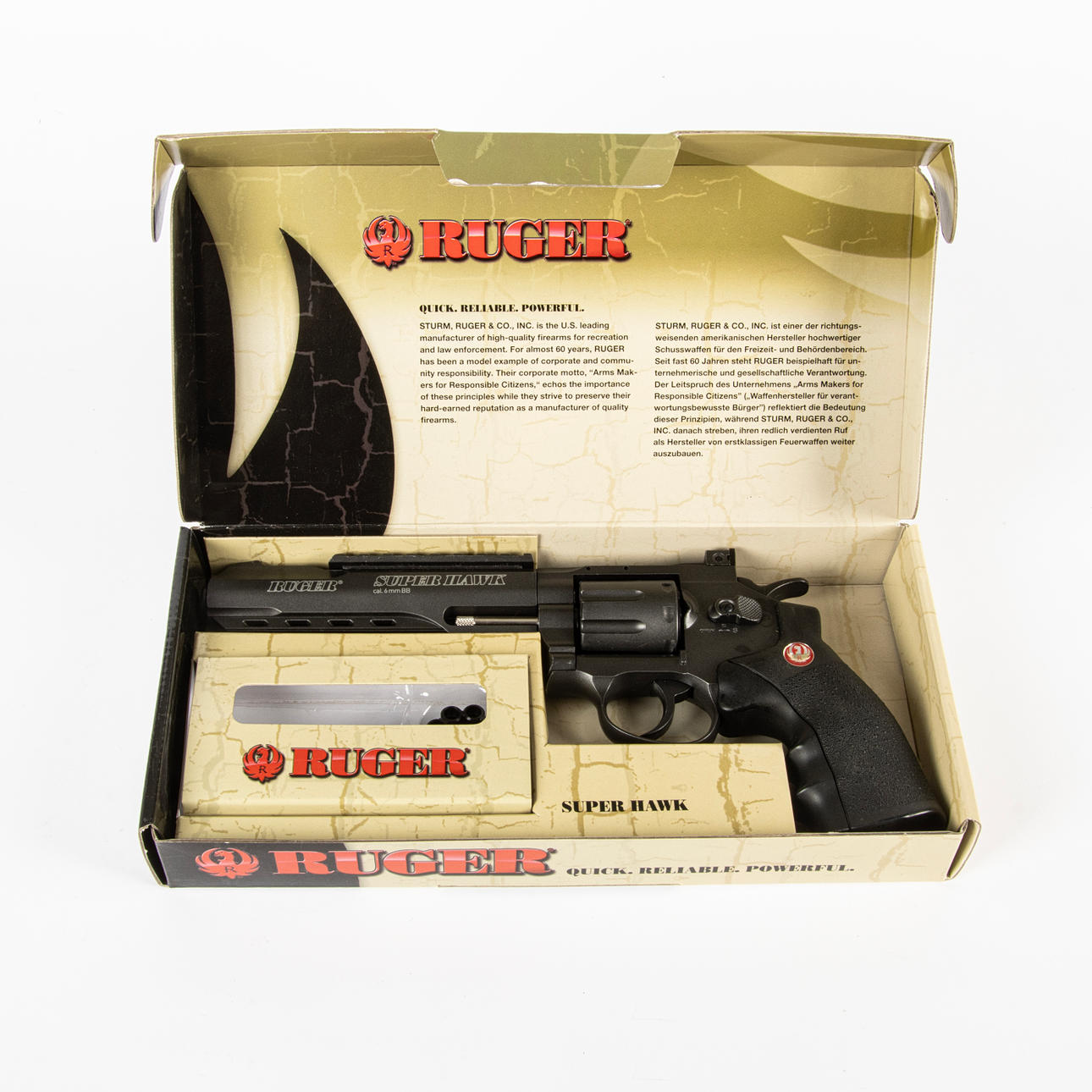 SOFTGUN RUGER SUPER HAWK, Cal. 6 mm, Umarex.