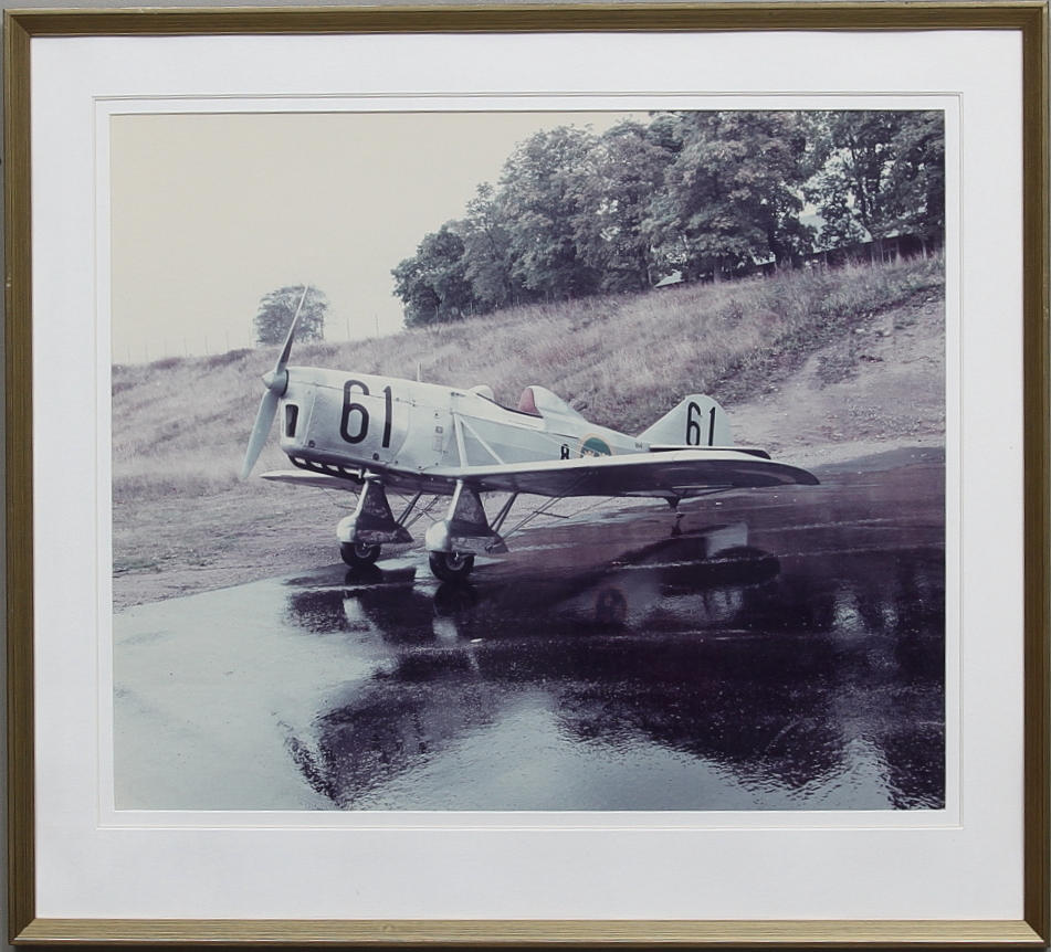 TAVLA, motiv med sparman från Malmen.