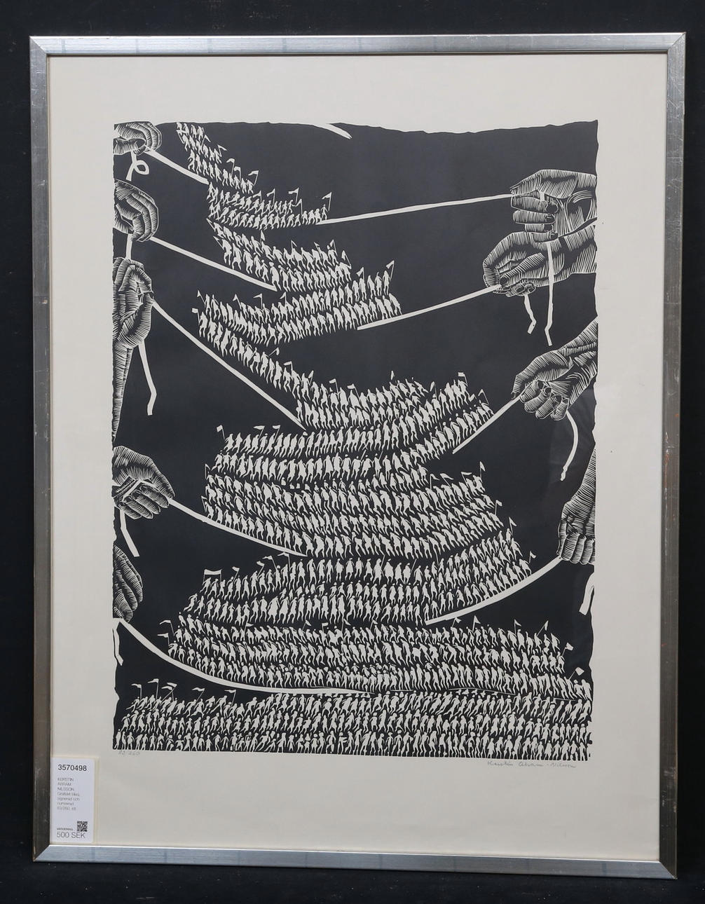 KERSTIN ABRAM NILSSON. Graphic sheet, signed and numbered 83/260.