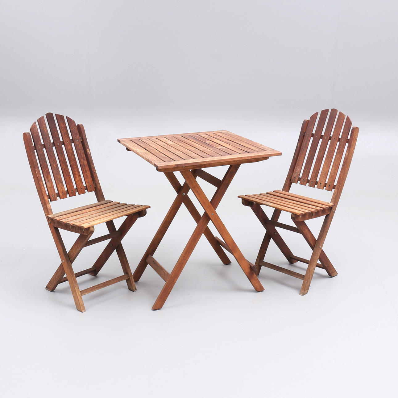 BALKONGMÖBEL, 3 delar, trä.