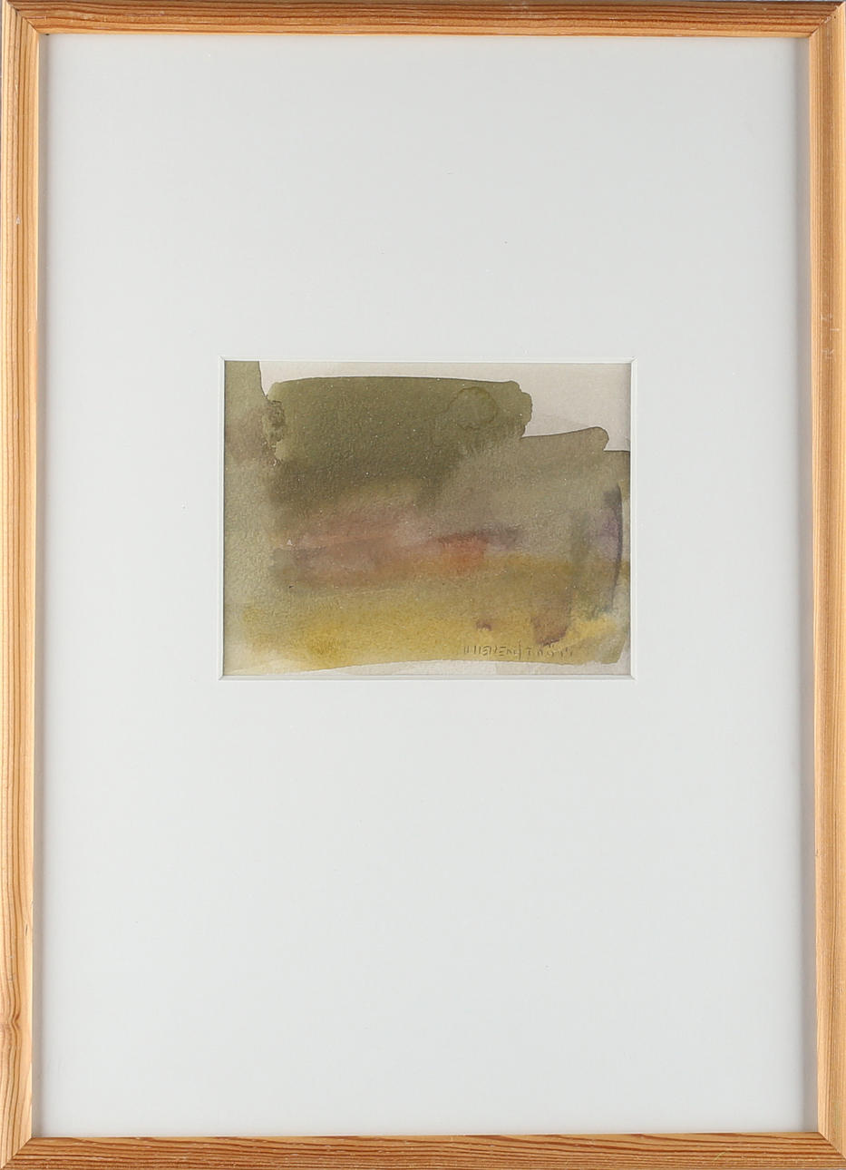 HANS HEDENSTRÖM. Landskap, 2 st, akvareller, signerade.