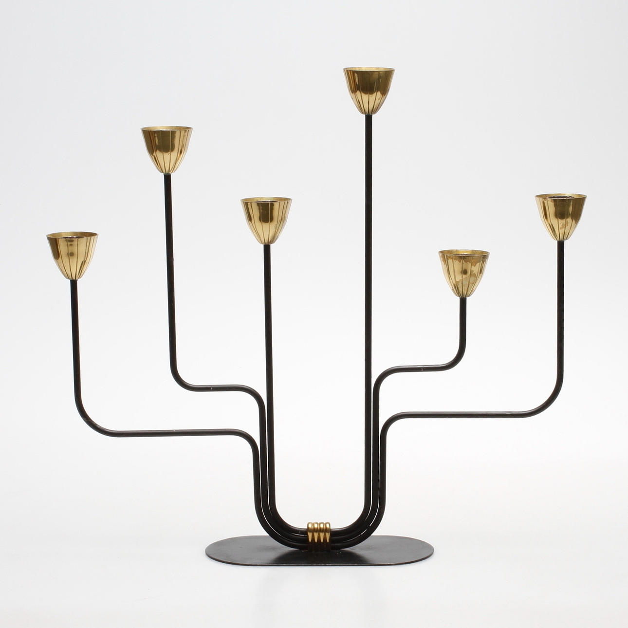 KANDELABER, Gunnar Ander, Ystad metall. 1960-tal.