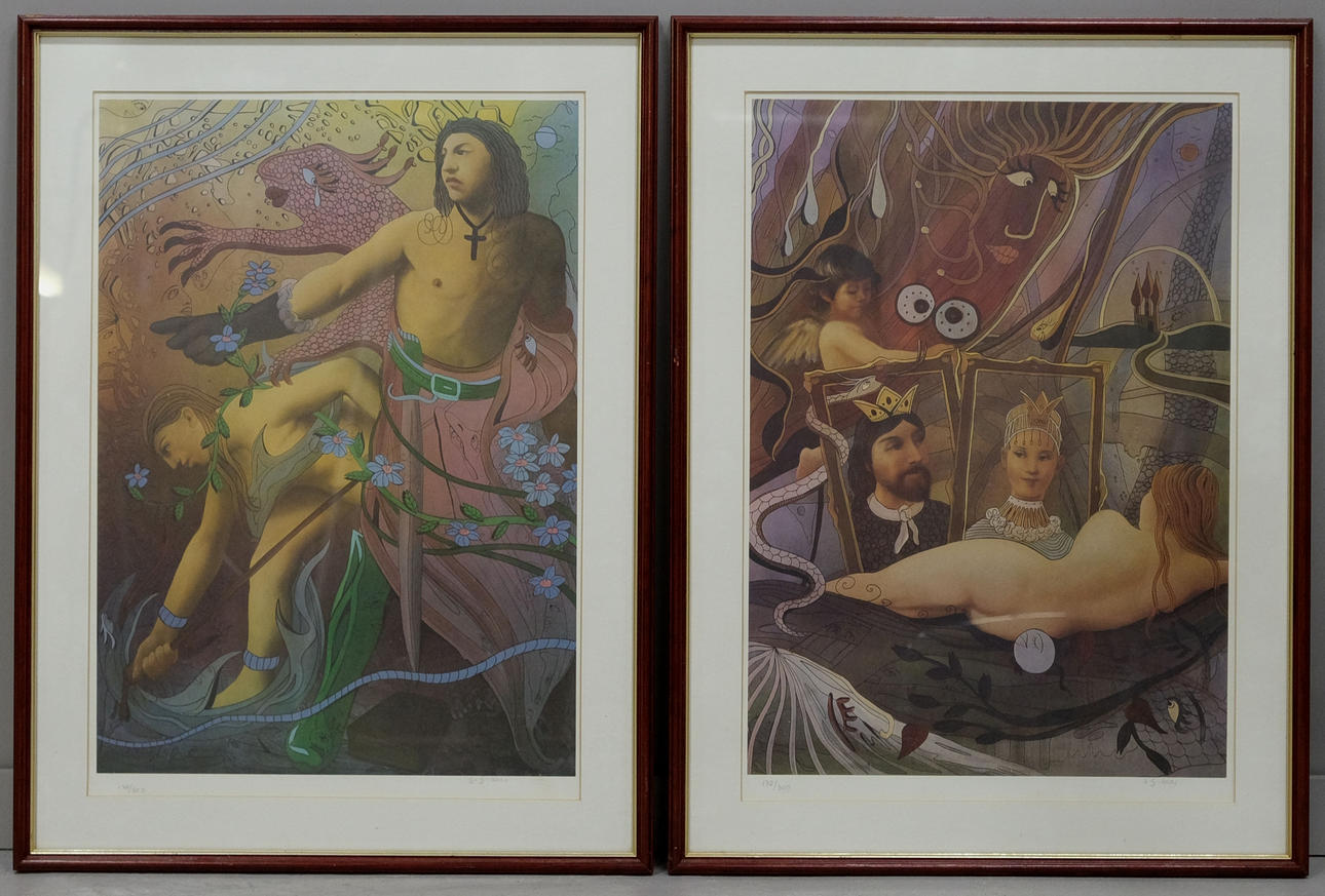 SVEN-GÖRAN SVENSSON. ART, TWO PARTS.