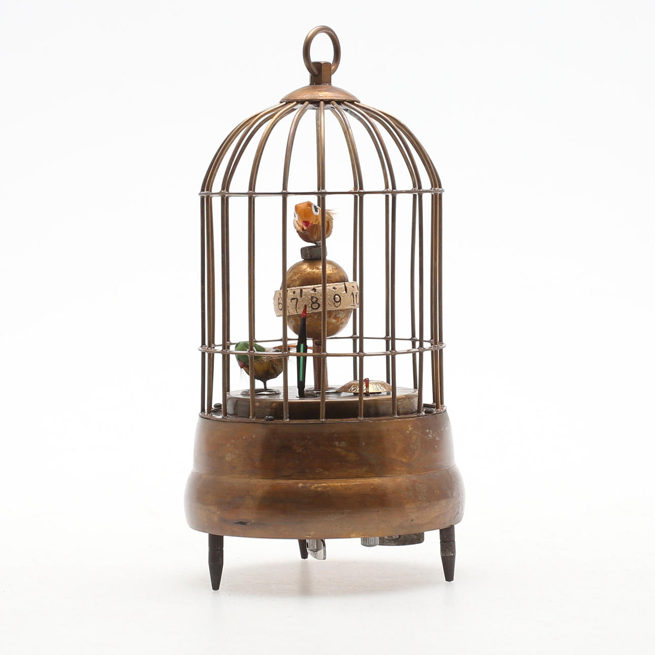 BORDSUR, i form av fågelbur, 1900-tal.