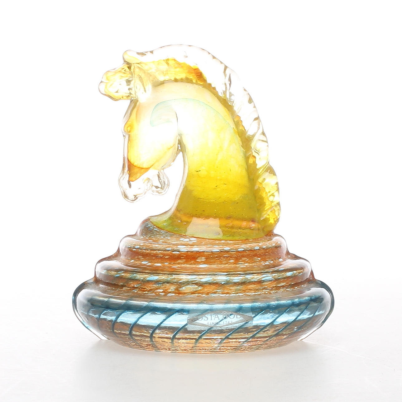 BREVPRESS, glas, Kjell Engman, Artist Collection, Kosta Boda.