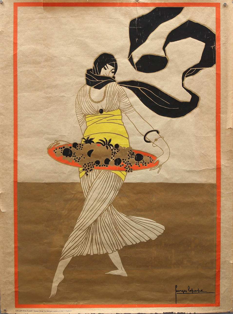GEORGES LEPAPE. “Dessert Song”.