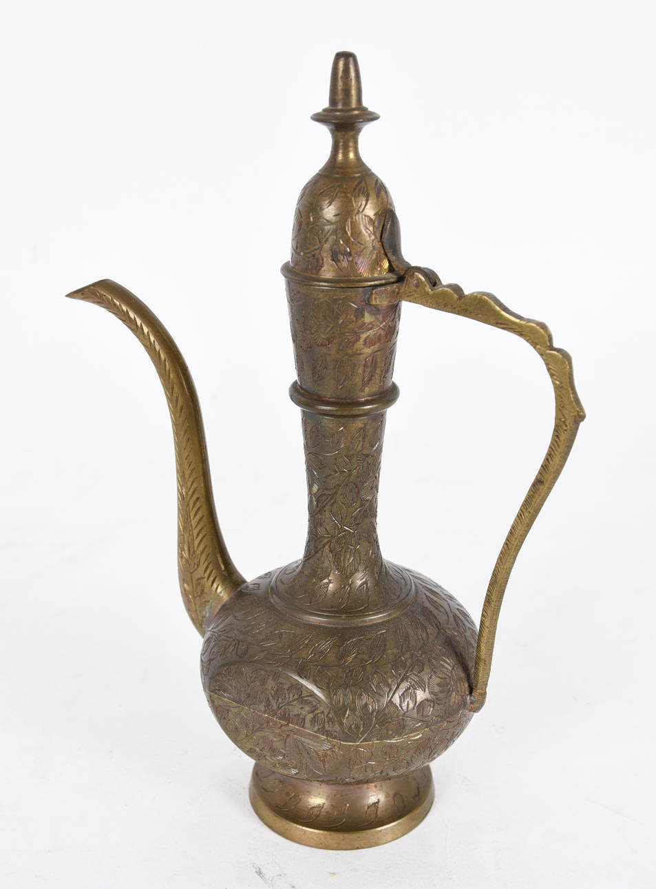 ORIENTALISCHE WASSER/ROSENWASSERKANNE, Messing.