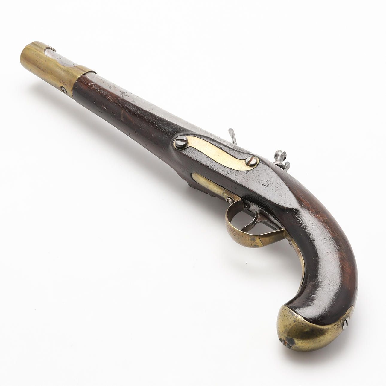 A FLINTLOCK PISTOL, first half of the 19th century. Weapons & Militaria ...