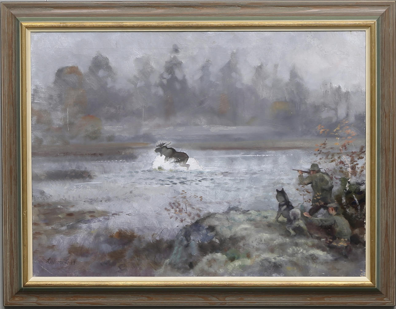 LINDORM LILJEFORS. Olja på duk, signerad och daterad 49.