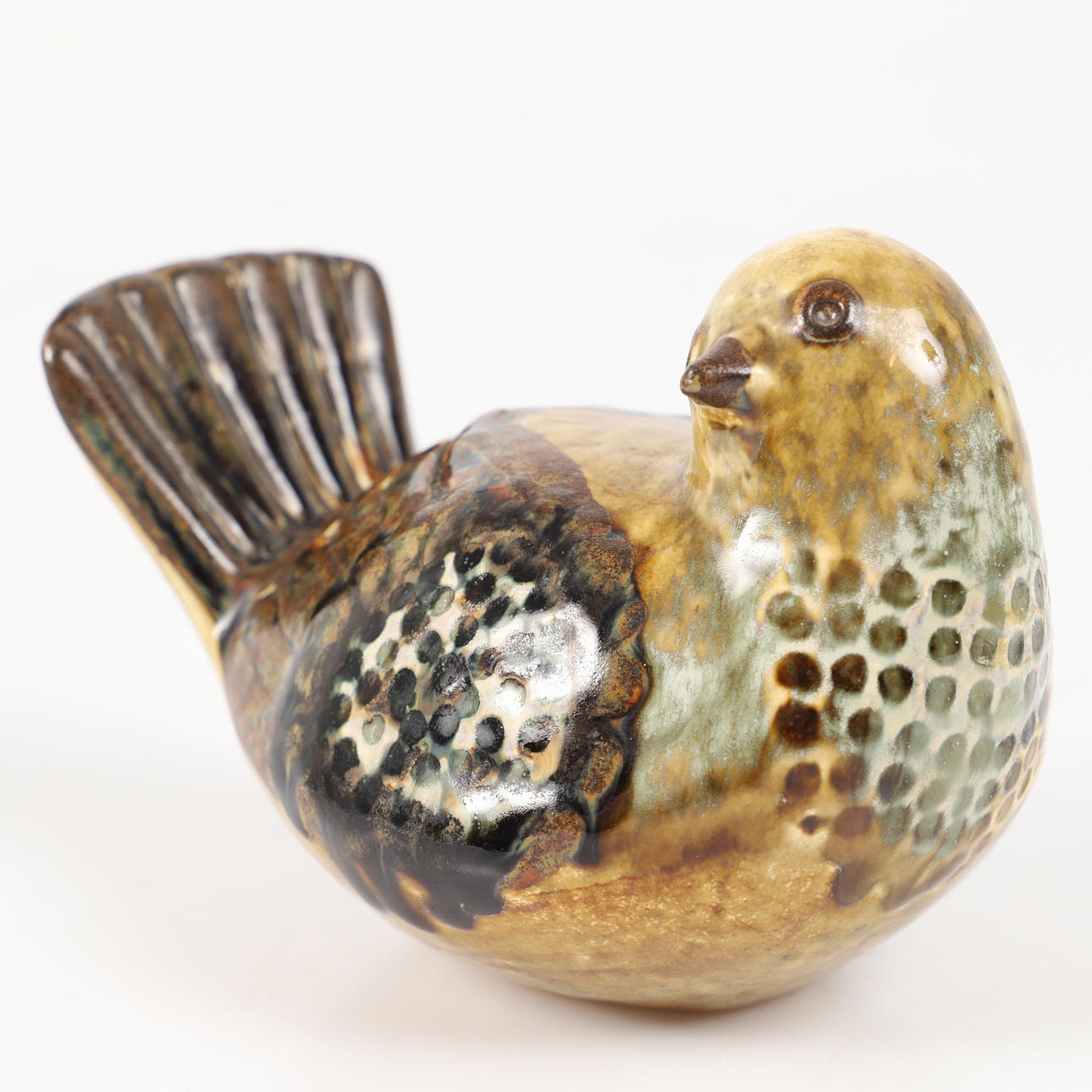 JOSEPH SIMON. Figurine, bird, pottery, Søholm, Denmark, signed