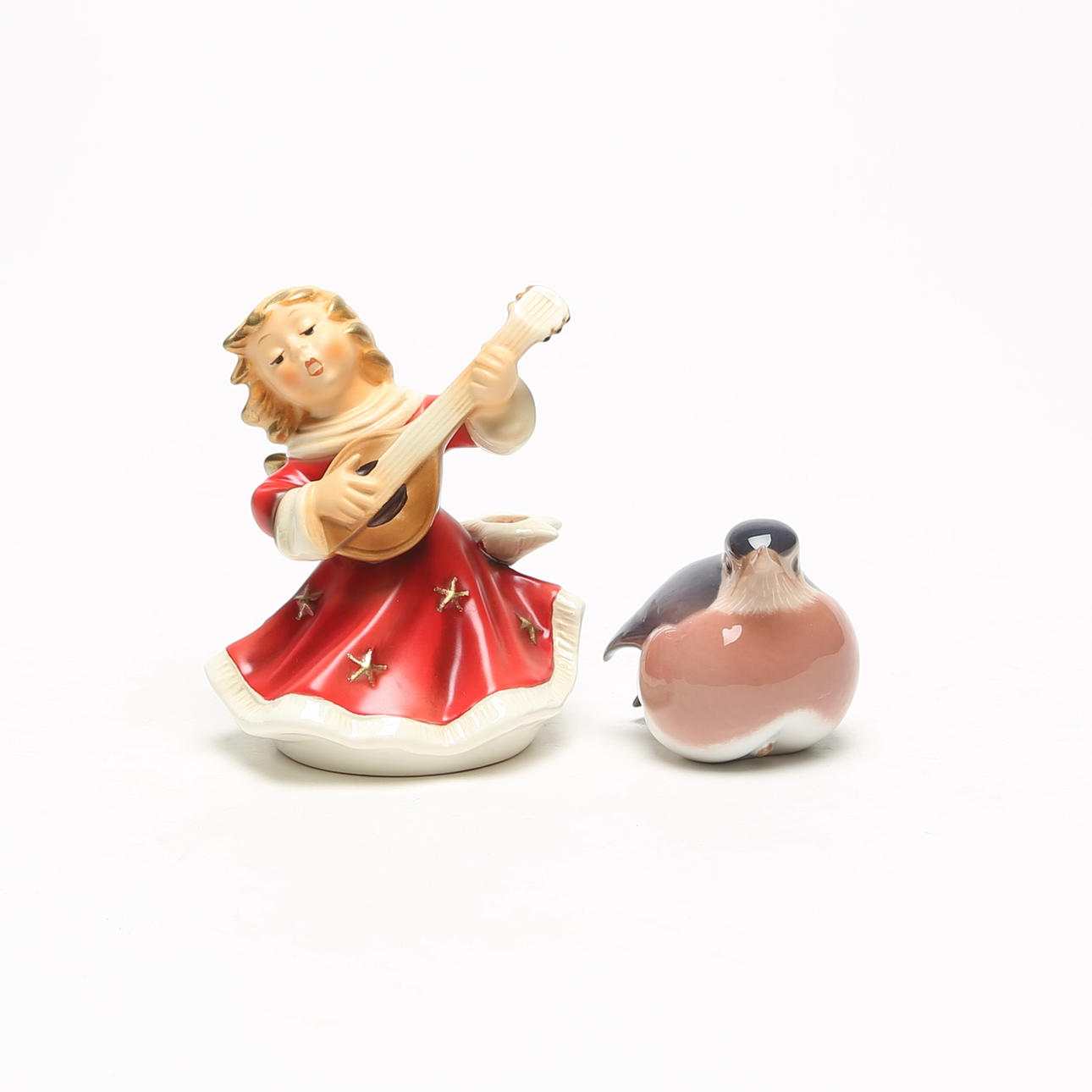 FIGURINER 2 st, porslin, Goebel och Kuglig Dansk.