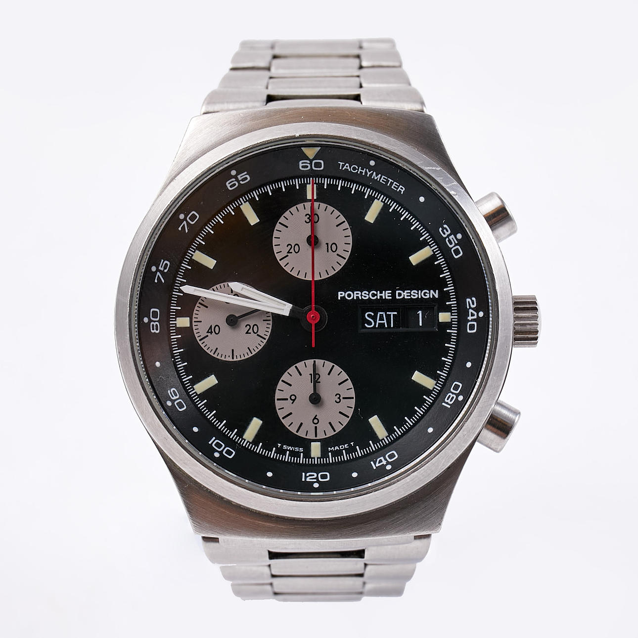 CRONÓGRAFO PORSCHE DESIGN. Eterna, 6625.41, acero. automática.