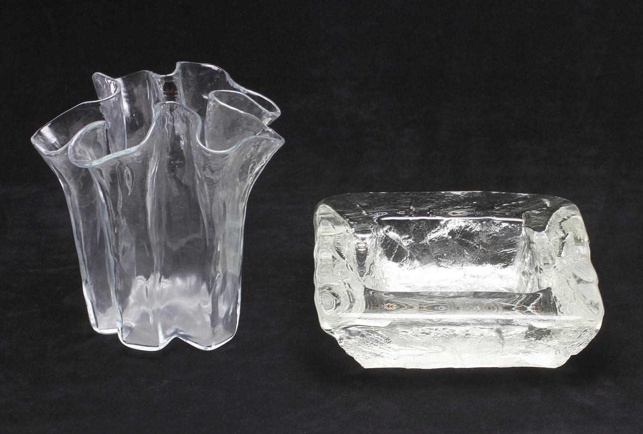 SKÅL samt VAS, glas, Ruda Glasbruk, Muurla.