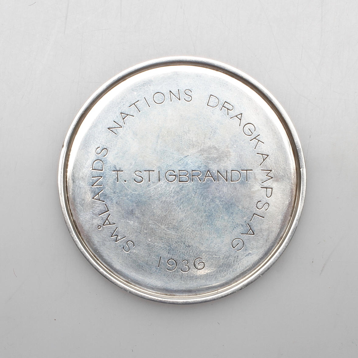COASTER, silver, Wiwen Nilsson, Lund 1936.