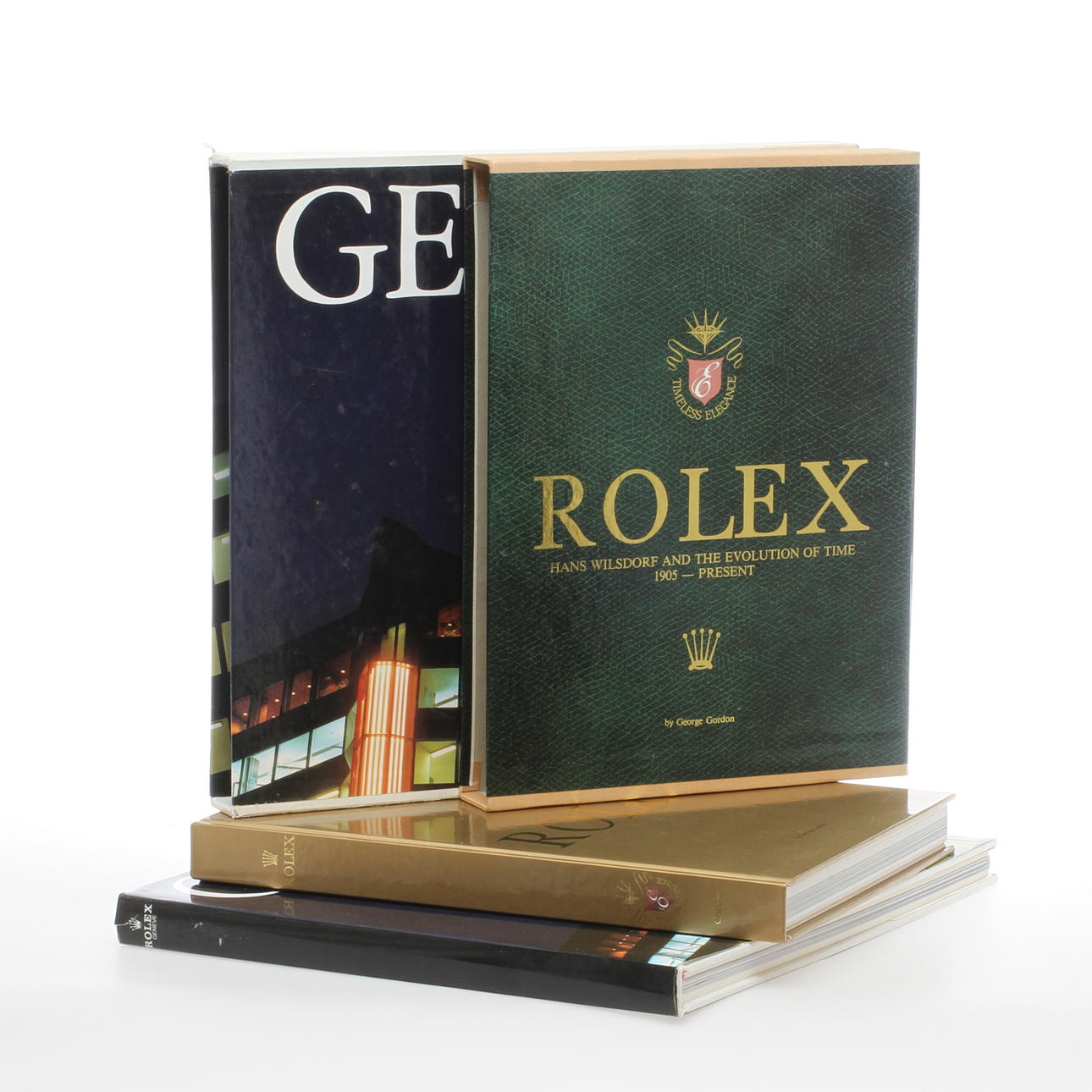 BÖCKER, 2 st, Geneve (Geneva) samt Timeless elegance, "Rolex".
