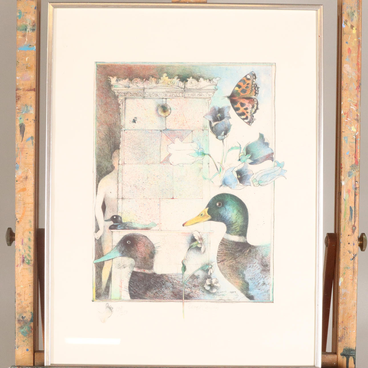 BENGT LANDIN. LITHOGRAPHY, signed and numbered.
