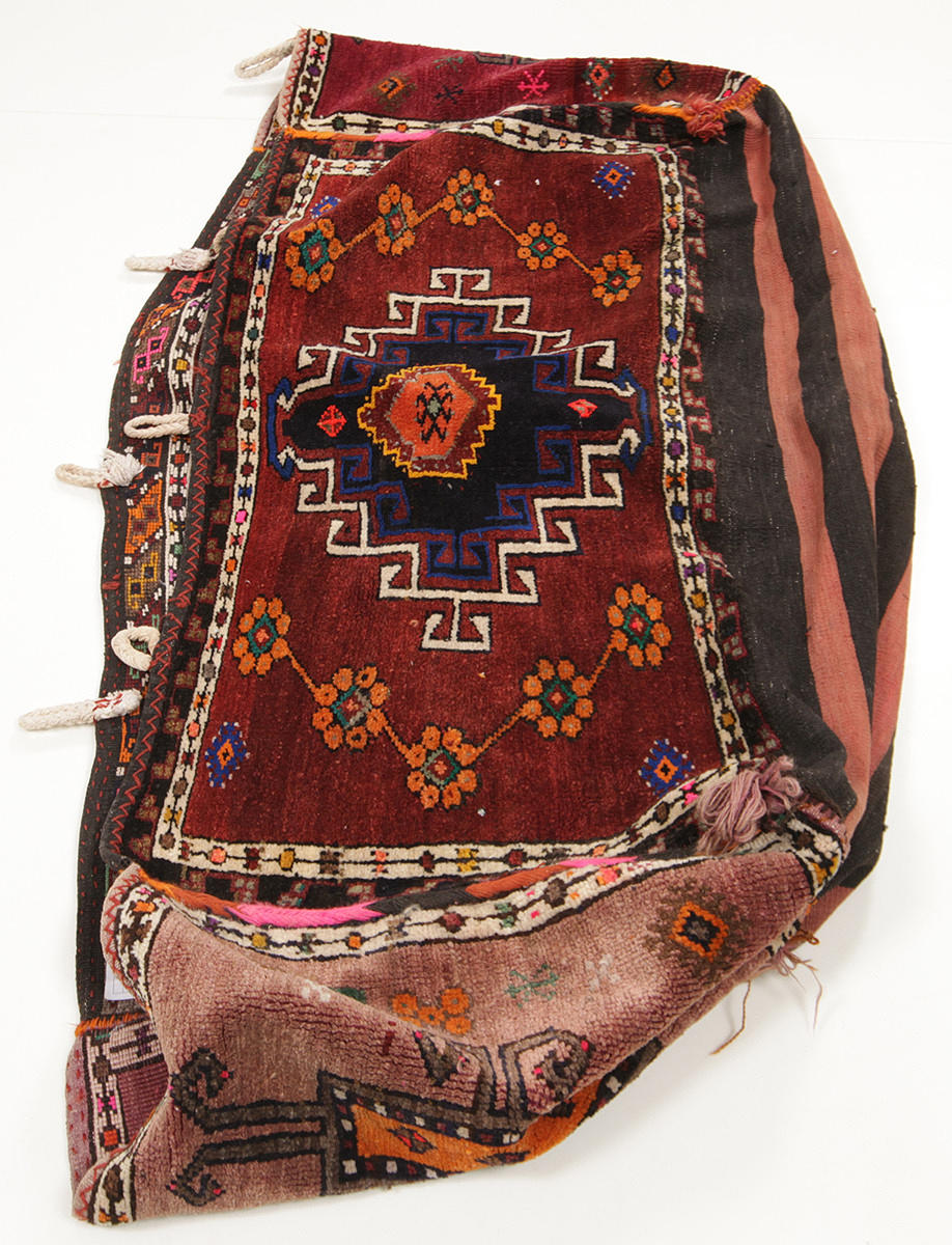 NOMAD VÄSKA, Persien, ca 180 x 156 cm.