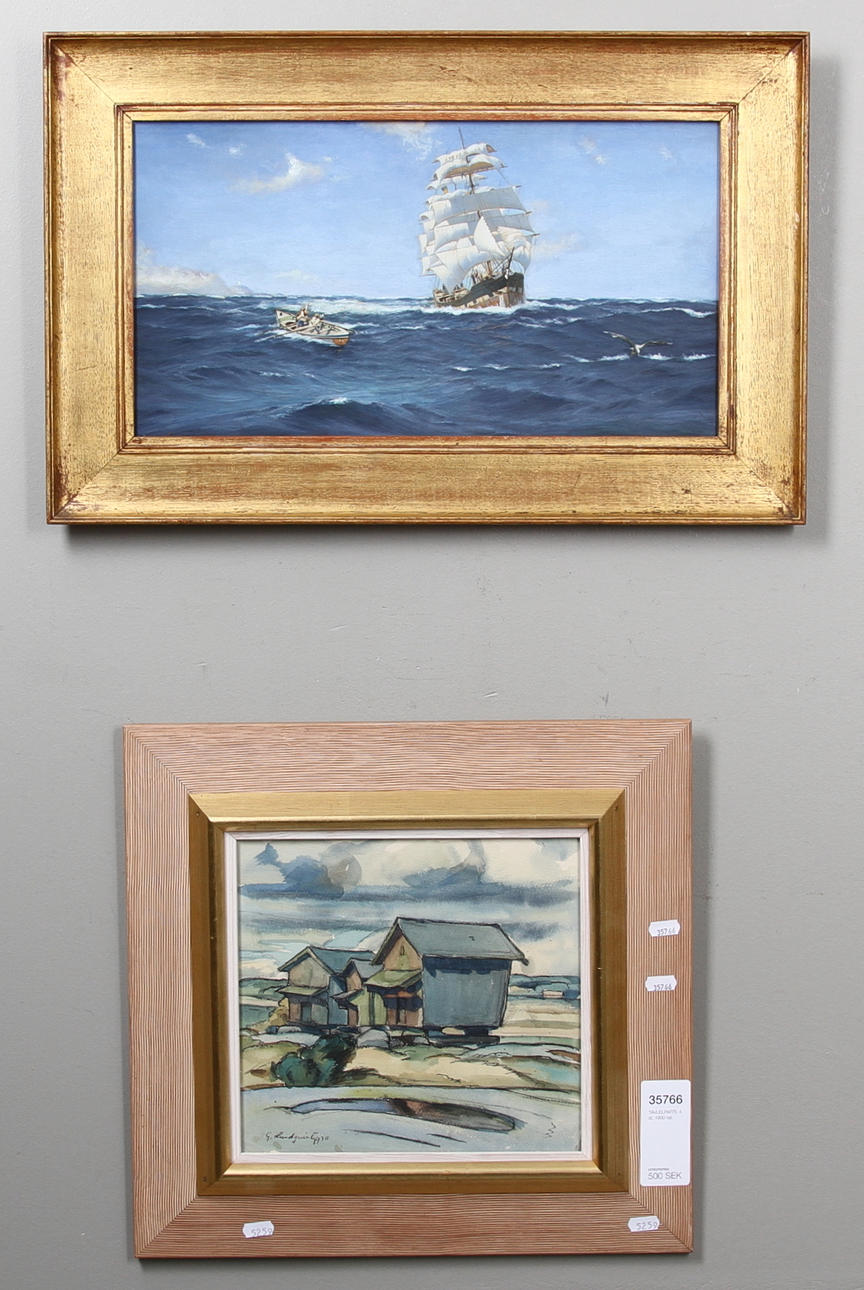 BRETTPARTY, 4 Stück, 1900er Jahre.