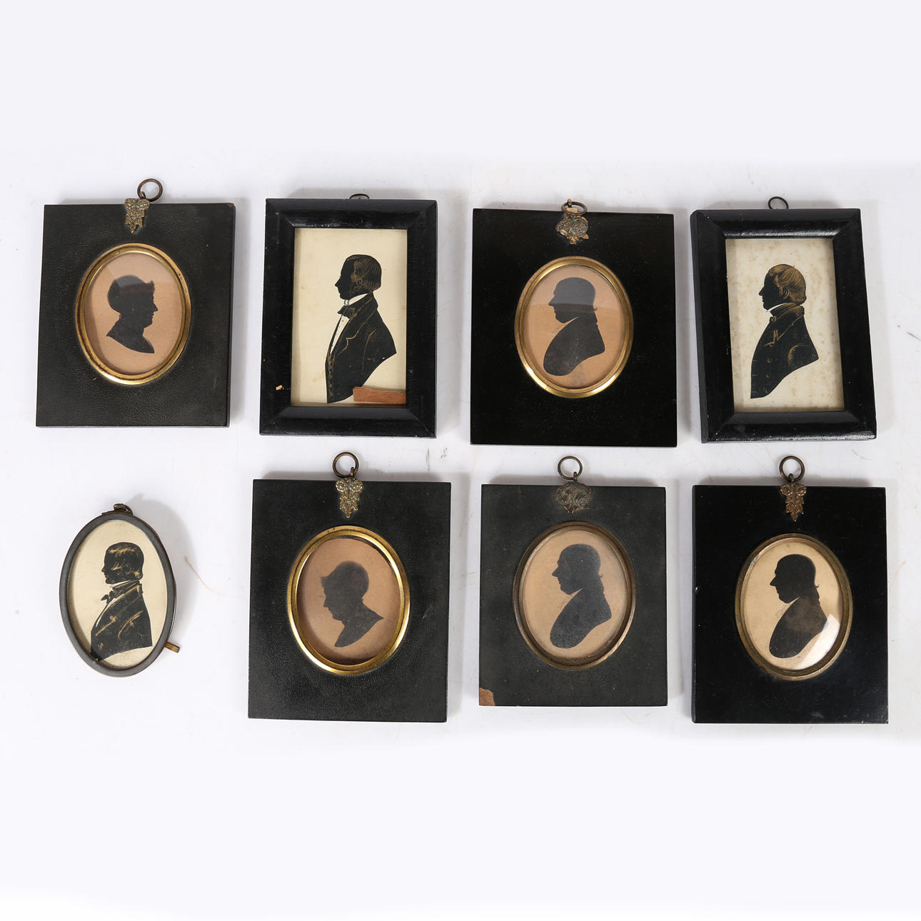 SILHUETTER, SAMLING 1800-TAL (8).