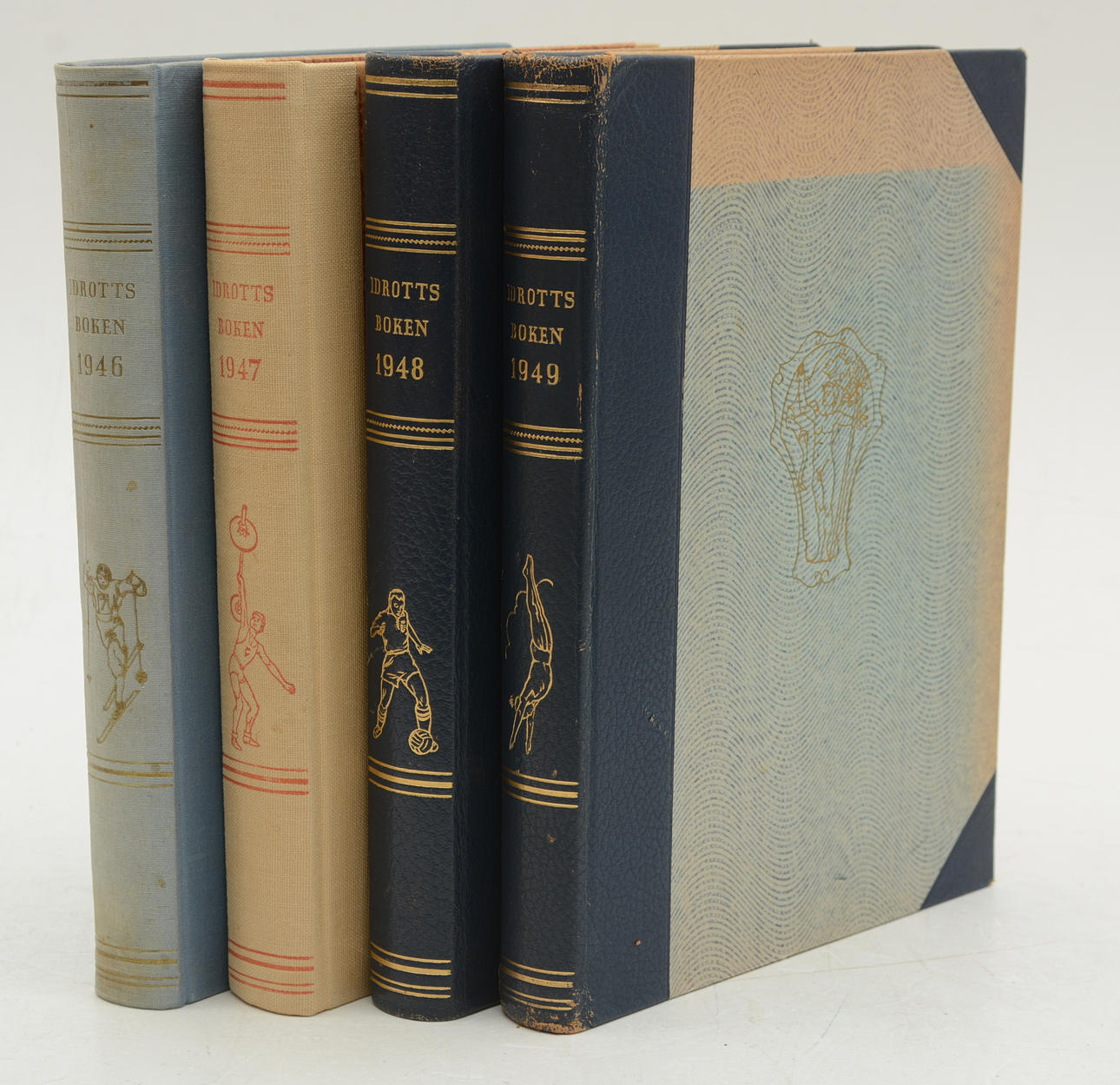 Idrottsboken 1946 - 49, 4 vol.