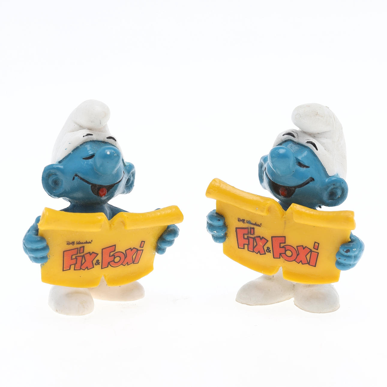 SMURFAR, 2 st, Fix & Foxi, 1900-talets andra hälft.