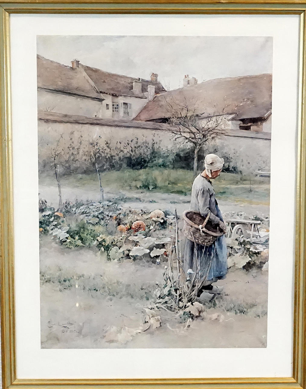 CARL LARSSON. EFTER. TRYCK, "Oktober".