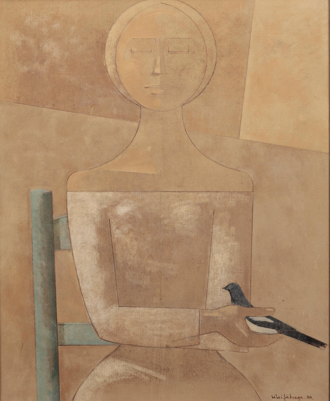 EDUARD VILA I FÀBREGA. Una joven.